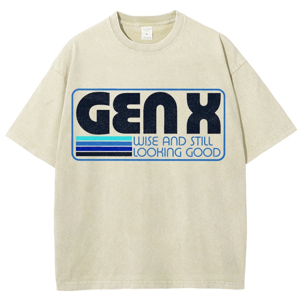 Gen X Vintage Quote Vintage Distressed T-shirt