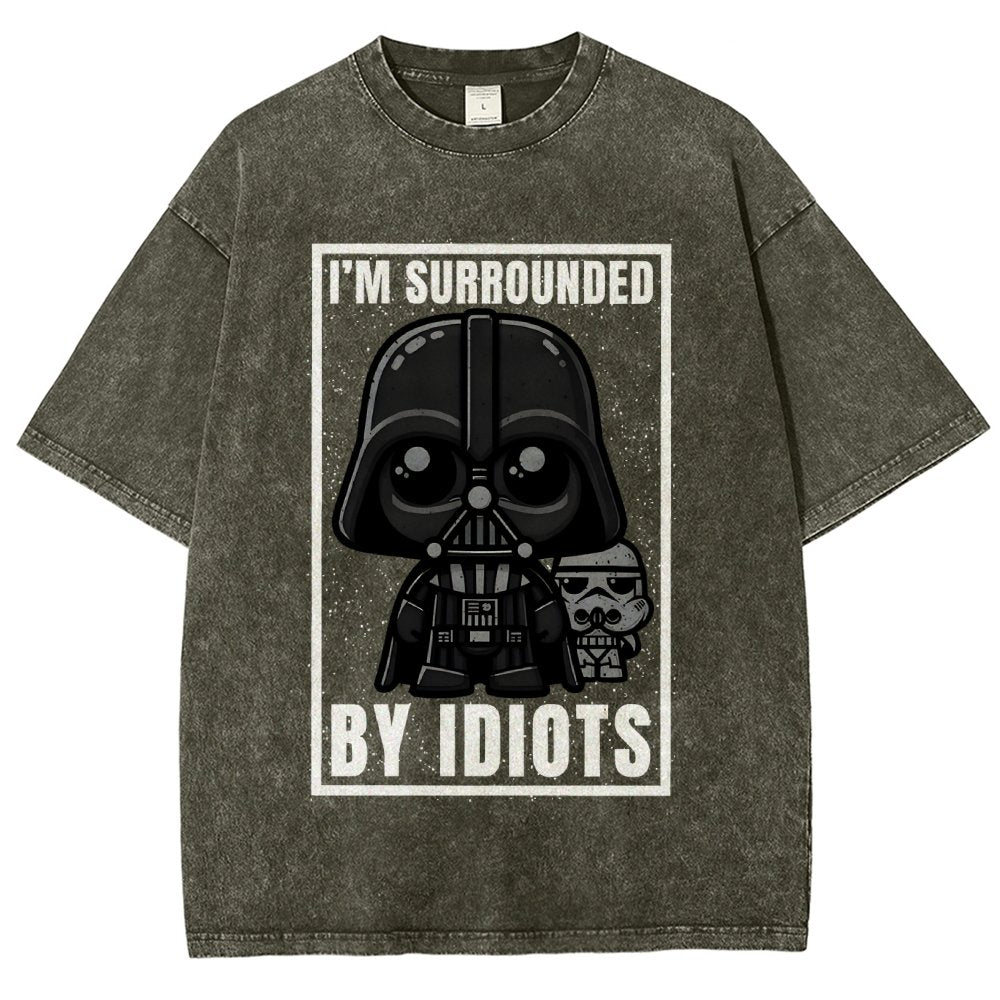 I'm surrounded by idiots Vintage Distressed T-shirt