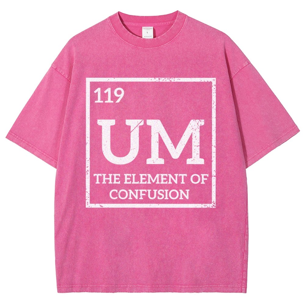 Um The Element Of Confusion Vintage Distressed T-shirt