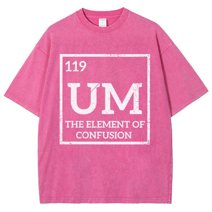 Um The Element Of Confusion Vintage Distressed T-shirt