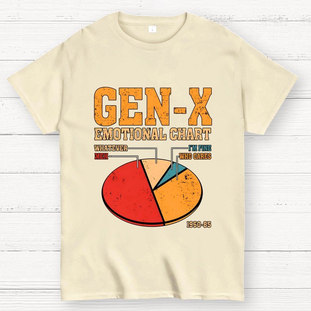 Gen-X Emotional Chart Geek T-Shirt