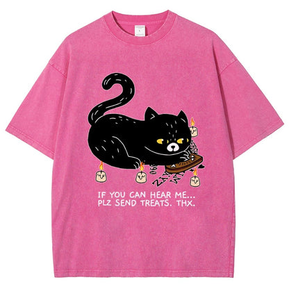 Send Treats Thx Vintage Distressed T-shirt