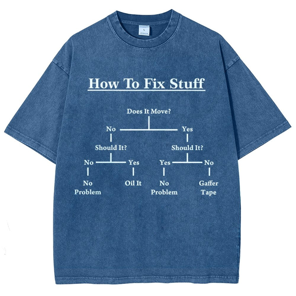 How To Fix Stuff DIY Guide Vintage Distressed T-shirt