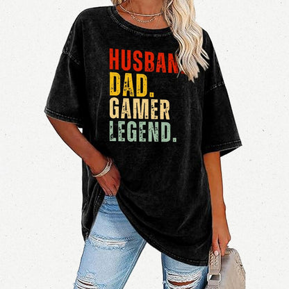 Gamer Dad Vintage Distressed T-shirt