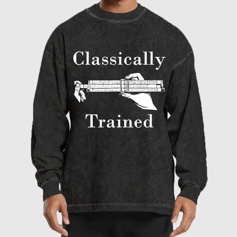 Slide Rule Classically Trained Washed Long Sleeve Tee