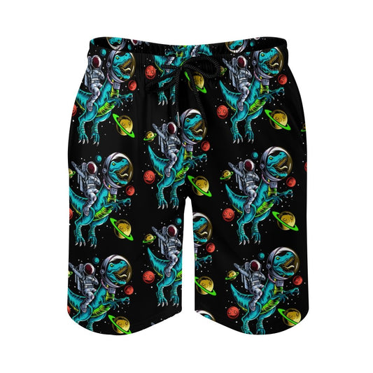 Funny Dinosaur Astronaut Geek Shorts