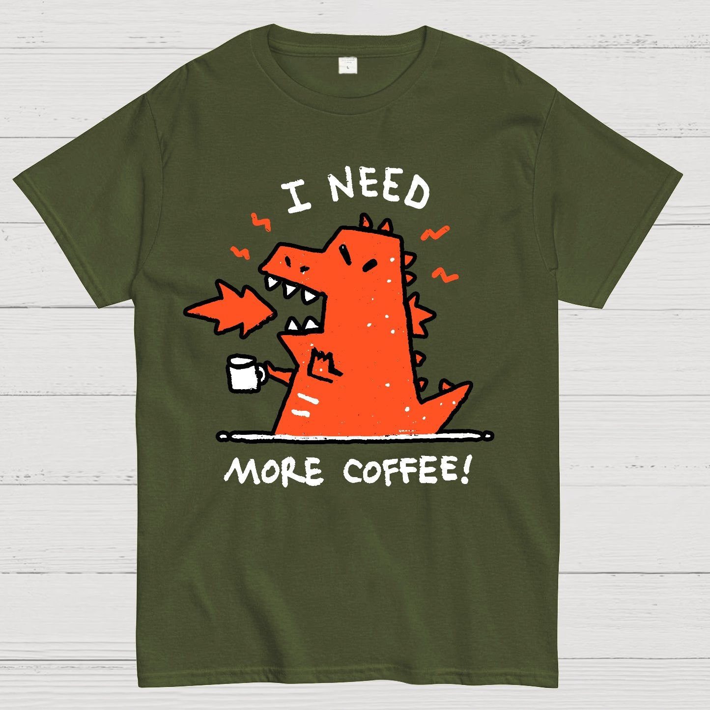 I Need Coffee Geek T-Shirt