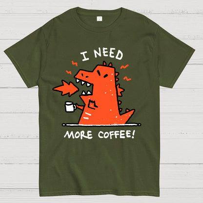 I Need Coffee Geek T-Shirt