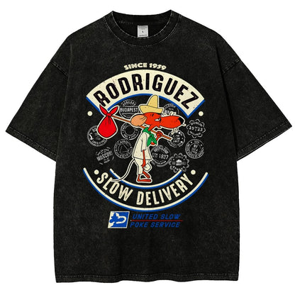 Slowpoke Delivery Service Vintage Distressed T-shirt
