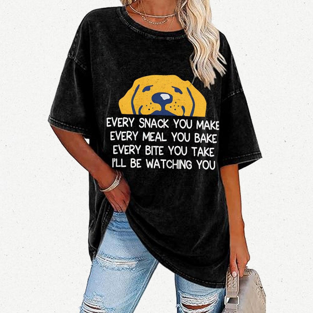 Every Snack You Make Vintage Distressed T-shirt