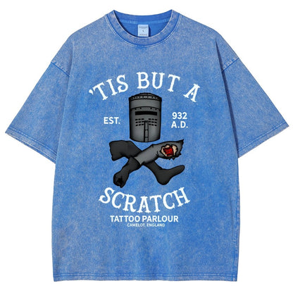 TIS BUT A SCRATCH Vintage Distressed T-shirt