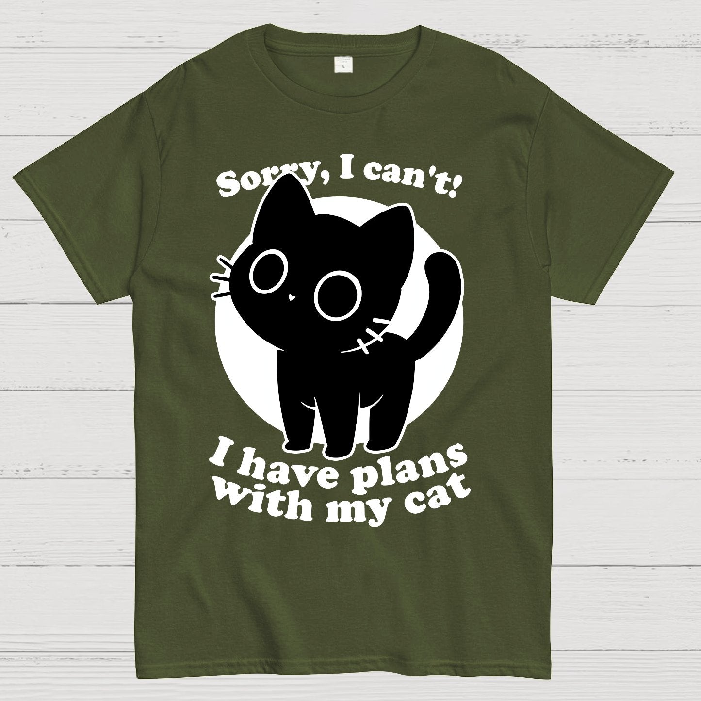 I Like Cats Not People - Cute Irony Pet Geek T-Shirt