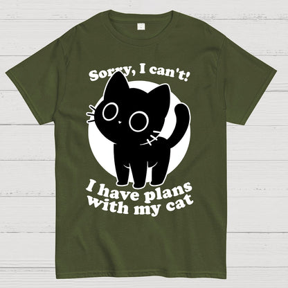 I Like Cats Not People - Cute Irony Pet Geek T-Shirt