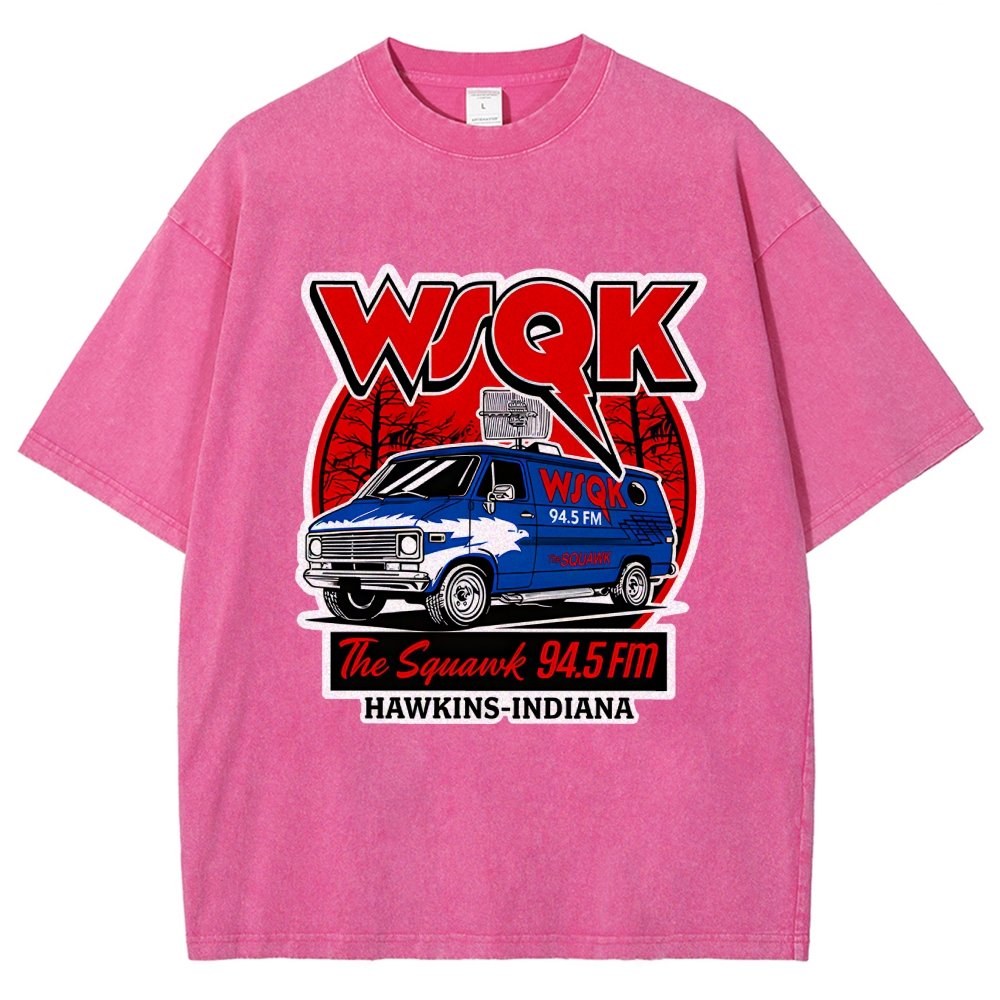 WSQK Elmwood Vintage Distressed T-shirt