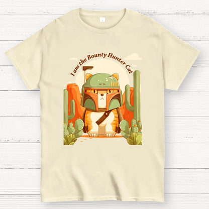 Boba-like Cat Bounty Hunter Geek T-Shirt