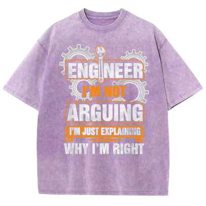 I'm Not Arguing Im Just Explaining Why I Am Right Vintage Distressed T-shirt