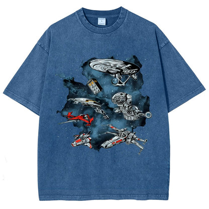 Ultimate Space Fleet Vintage Distressed T-shirt