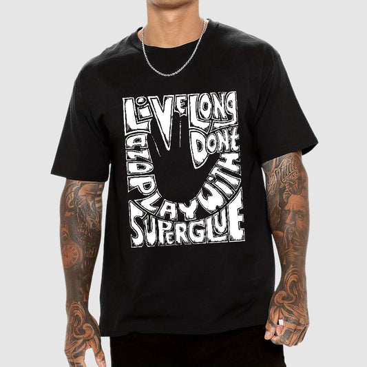 Don't Play With Superglue Geek T-Shirt