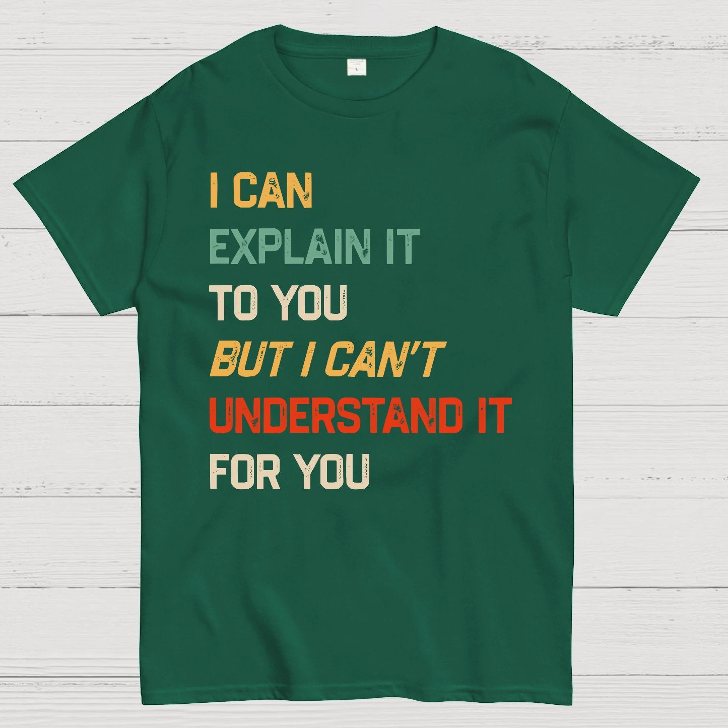 I Can Explain It To You, But I Can't Understand You Geek T-Shirt