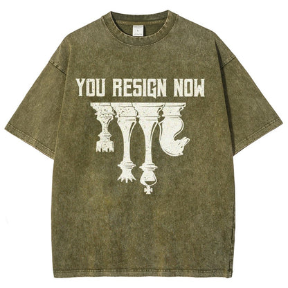 Chess You Resign Now Vintage Distressed T-shirt