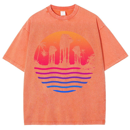 Escape The Summer Vintage Distressed T-shirt