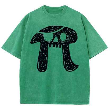 Pi-rate Skull Vintage Distressed T-shirt
