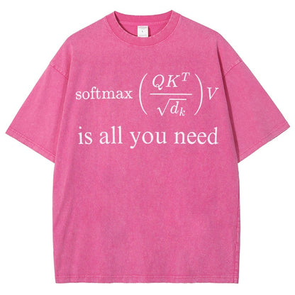 Attention is All You Need Vintage Distressed T-shirt