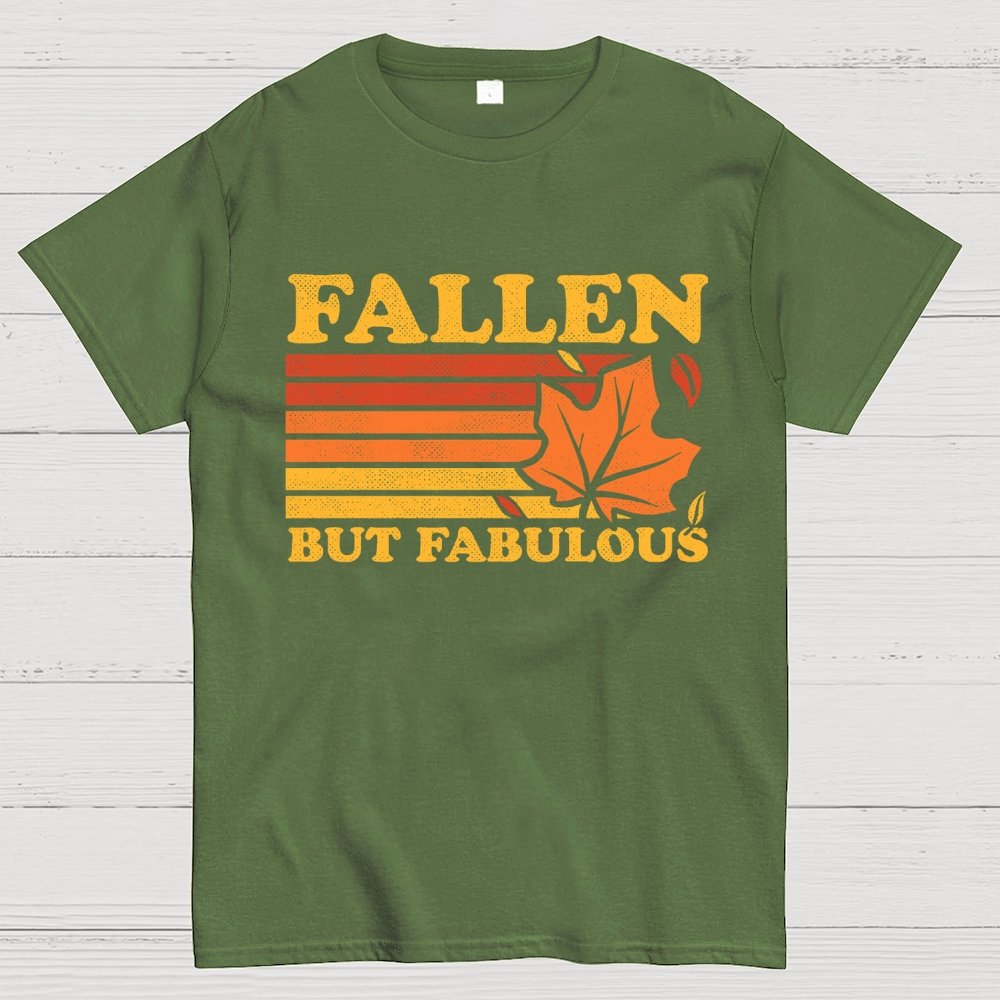Fallen Autumn Leaves Geek T-Shirt