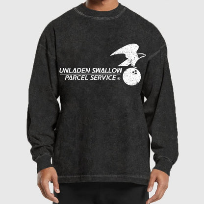 Unladen Bird Parcel Service Washed Long Sleeve Tee