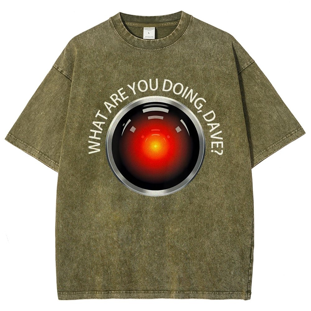 What Are You Doing Dave Vintage Distressed T-shirt