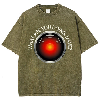 What Are You Doing Dave Vintage Distressed T-shirt