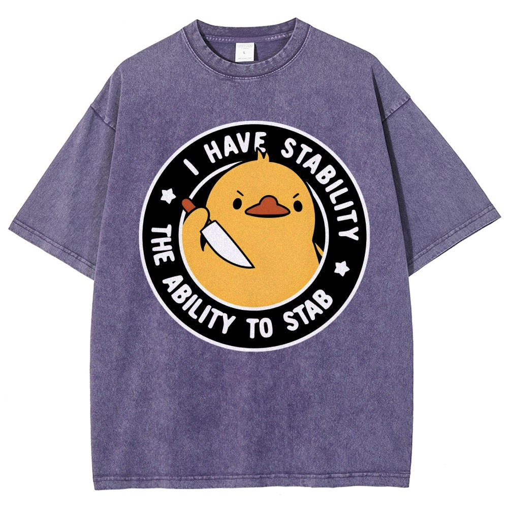 I Have Stability The Ability Vintage Distressed T-shirt