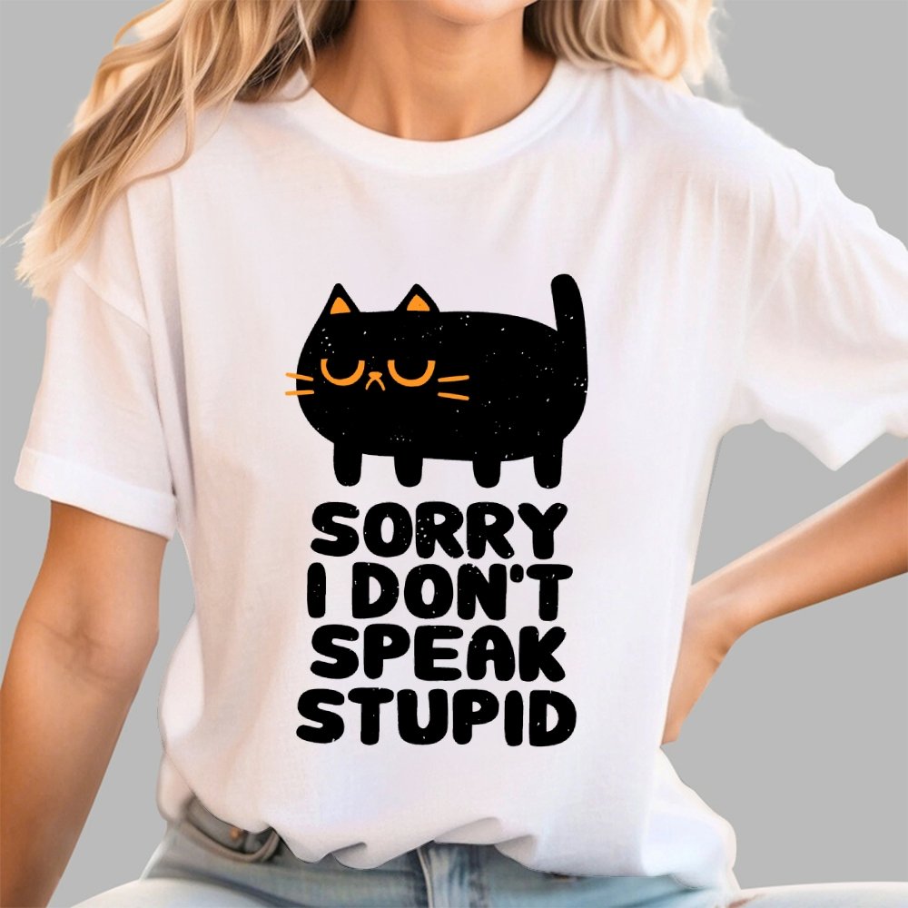 I Don't Speak Stupid Geek T-Shirt