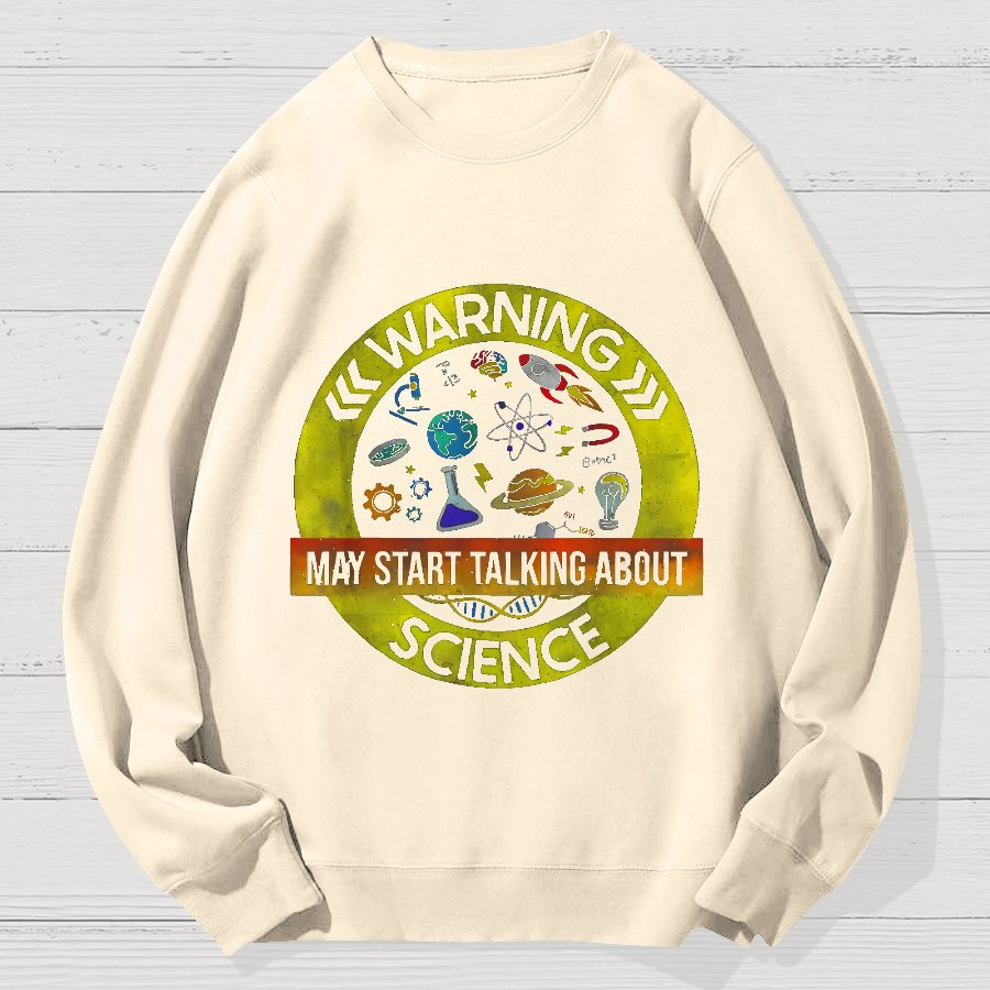 Funny Science Lover Geek Cotton Sweatshirt