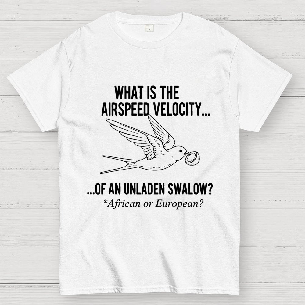 What Is The Airspeed Velocity...Art Print Geek T-Shirt