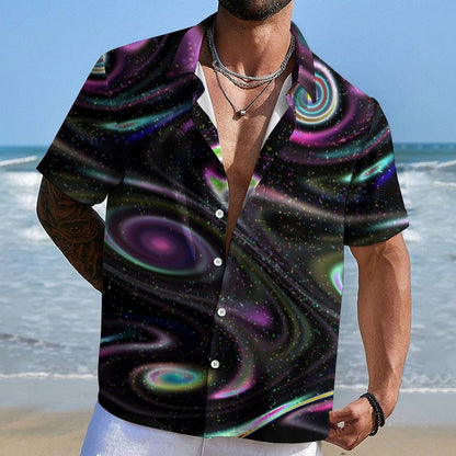 Galaxy Planet Series Print Geeky Shirt