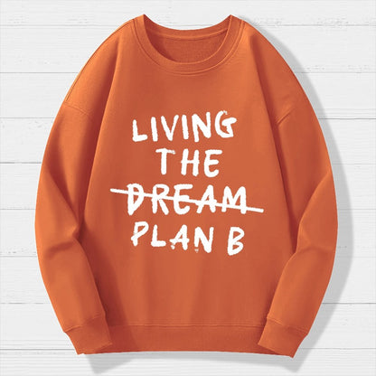 Living Plan B Geek Cotton Sweatshirt