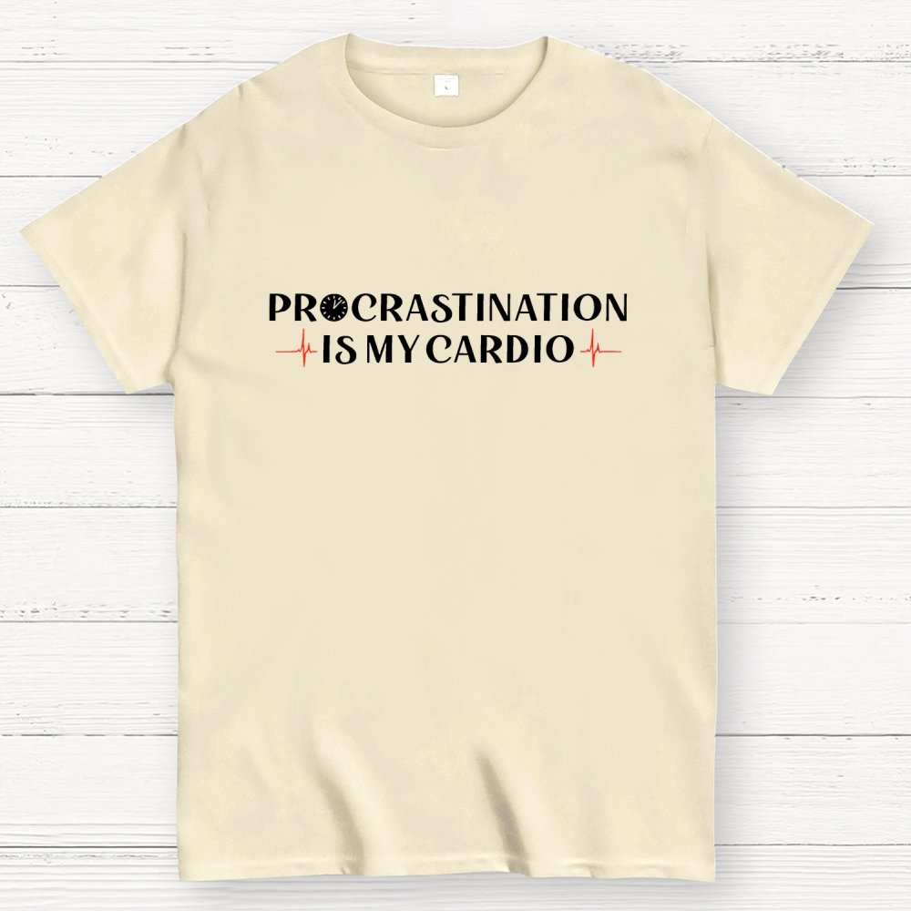 Procrastination Cardio Geek T-Shirt