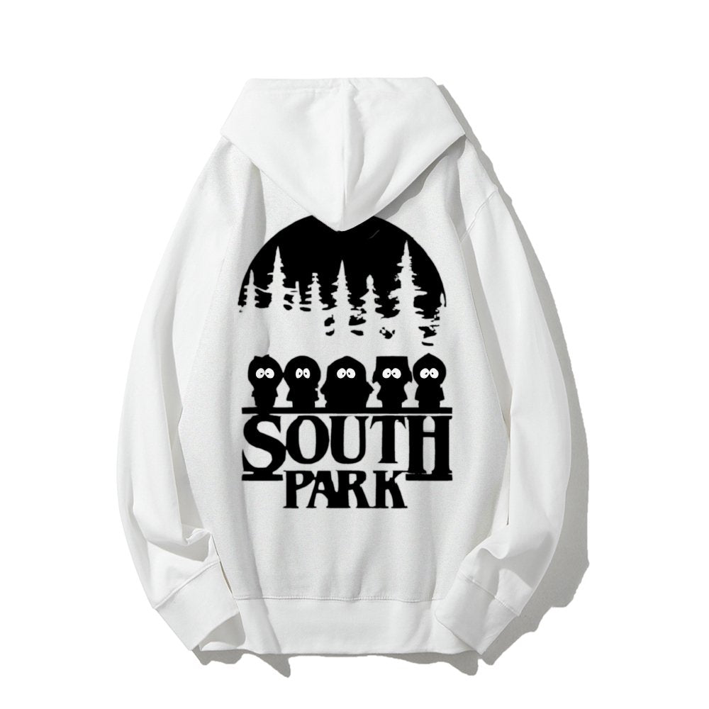 Stranger Park Inspired Art Printed Back Unisex Cotton Hoodie