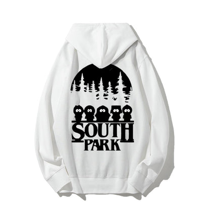 Stranger Park Inspired Art Printed Back Unisex Cotton Hoodie