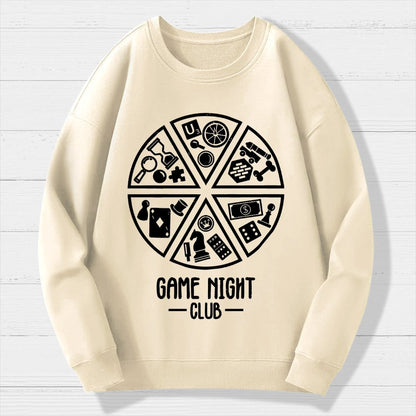 Game Night Club Geek Cotton Sweatshirt