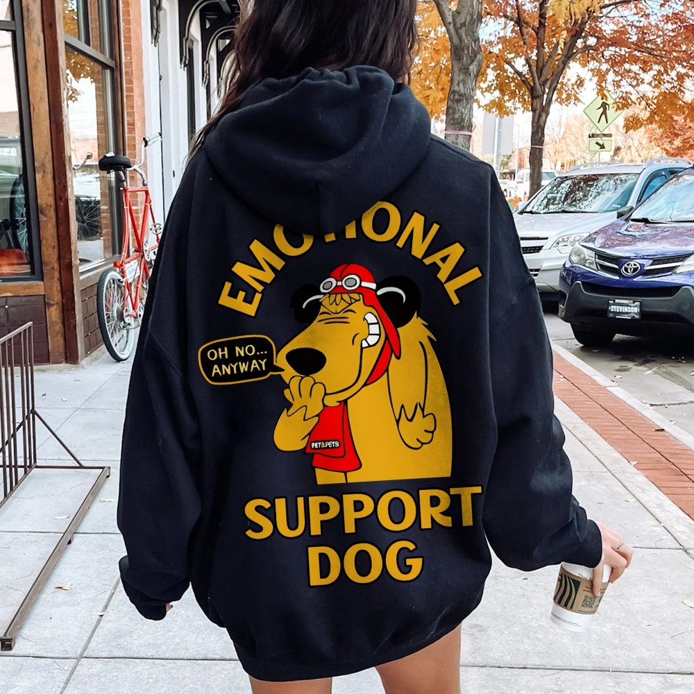 Support Or Not? Printed Back Unisex Cotton Hoodie