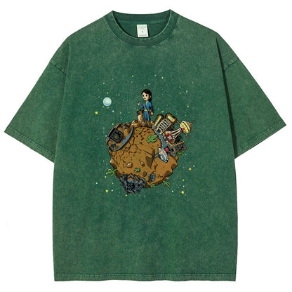 Le Okey Dokey Vintage Distressed T-shirt