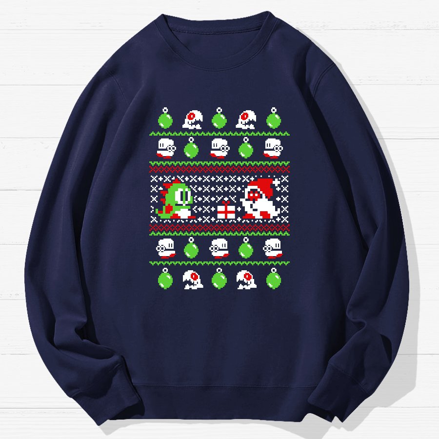 Bubble Bauble Geek Cotton Sweatshirt