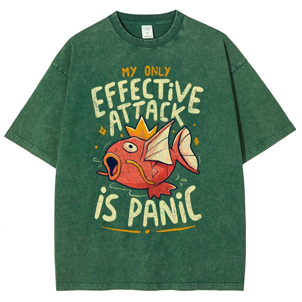 Panic Attack Vintage Distressed T-shirt