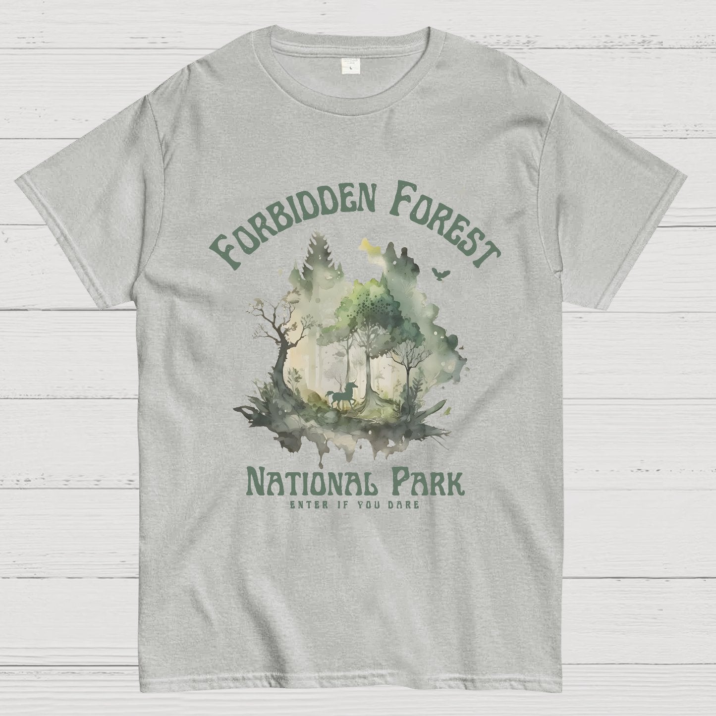 Forbidden Forest National Park Geek T-Shirt