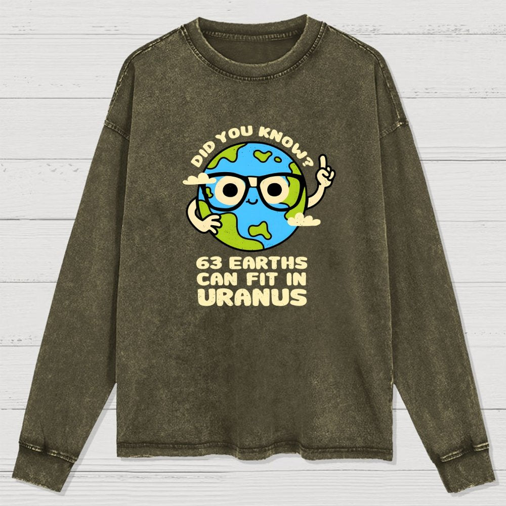Uranus Washed Long Sleeve Tee
