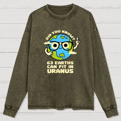 Uranus Washed Long Sleeve Tee
