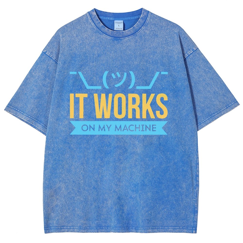 It Works On My Machine Vintage Distressed T-shirt