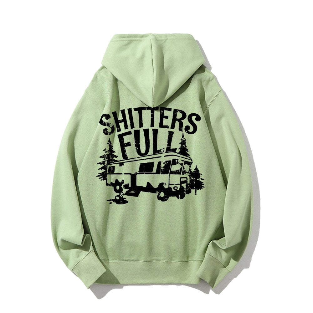 Shitters Full Printed Back Unisex Cotton Hoodie